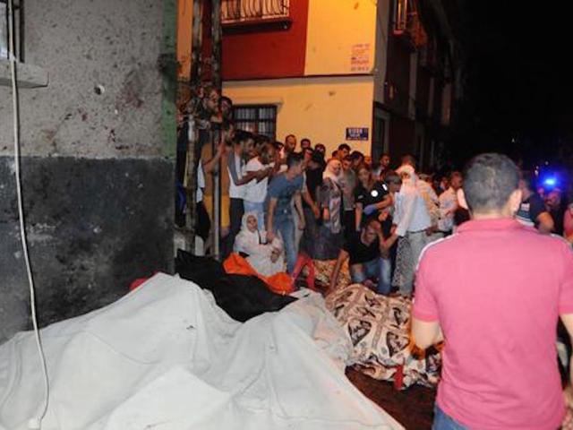 51 killed in bombing at a wedding in Turkey