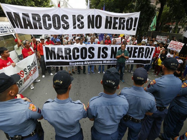 Philippine dictator set to be buried at heroes' cemetery