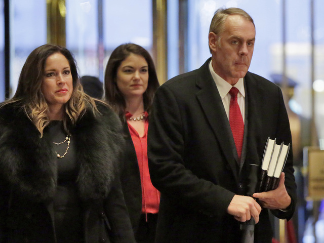 Trump picks Montana Rep. Ryan Zinke as interior secretary