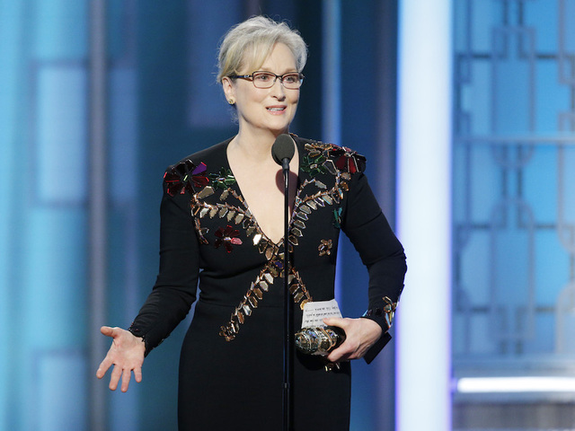 Complete text of Meryl Streep's Golden Globes speech