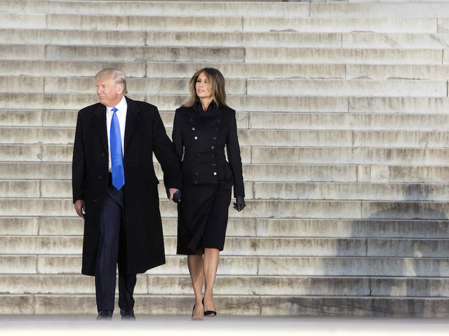 Photos: Donald Trump welcome celebration at the Lincoln Memorial in Washington DC