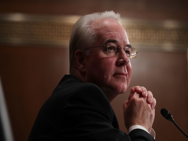 Tom Price, Trump's choice to head HHS, advances to final vote