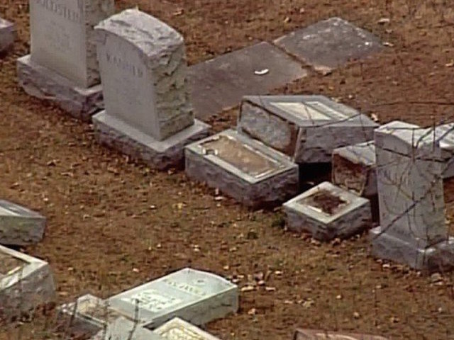Vandals damage 100 headstones at Jewish cemetery, police say