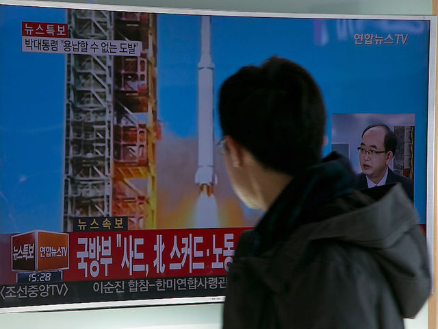 North Korea fires four ballistic missiles into Sea of Japan, PM Abe says