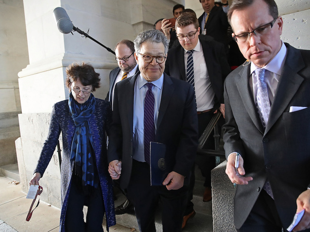 Franken marks final day in Senate in wake of groping allegations