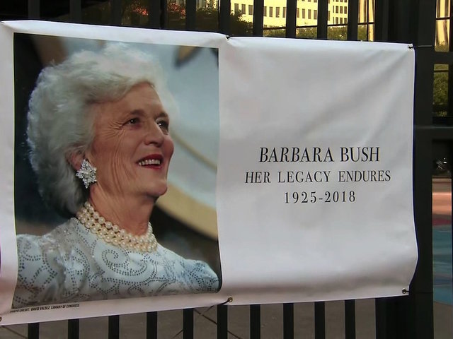 Barbara Bush's funeral draws more than 1,000 mourners to honor her life