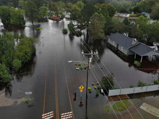 'Catastrophic and historic river flooding will continue for days' after Florence